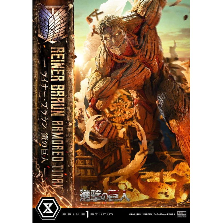 Prime 1 Studio Attack on Titan (Tv Animation) Reiner Braun Armored Titan - Ultimate Diorama Masterline series