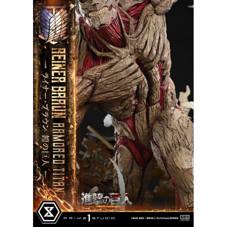 Prime 1 Studio Attack on Titan (Tv Animation) Reiner Braun Armored Titan - Ultimate Diorama Masterline series