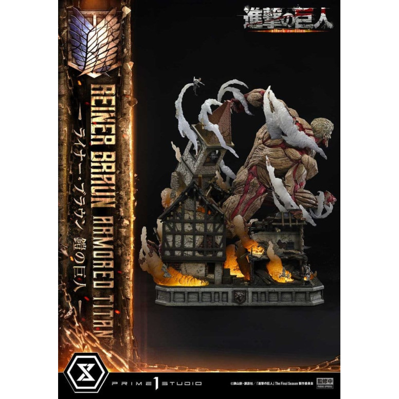 Prime 1 Studio Attack on Titan (Tv Animation) Reiner Braun Armored Titan - Ultimate Diorama Masterline series