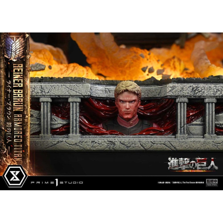 Prime 1 Studio Attack on Titan (Tv Animation) Reiner Braun Armored Titan - Ultimate Diorama Masterline series