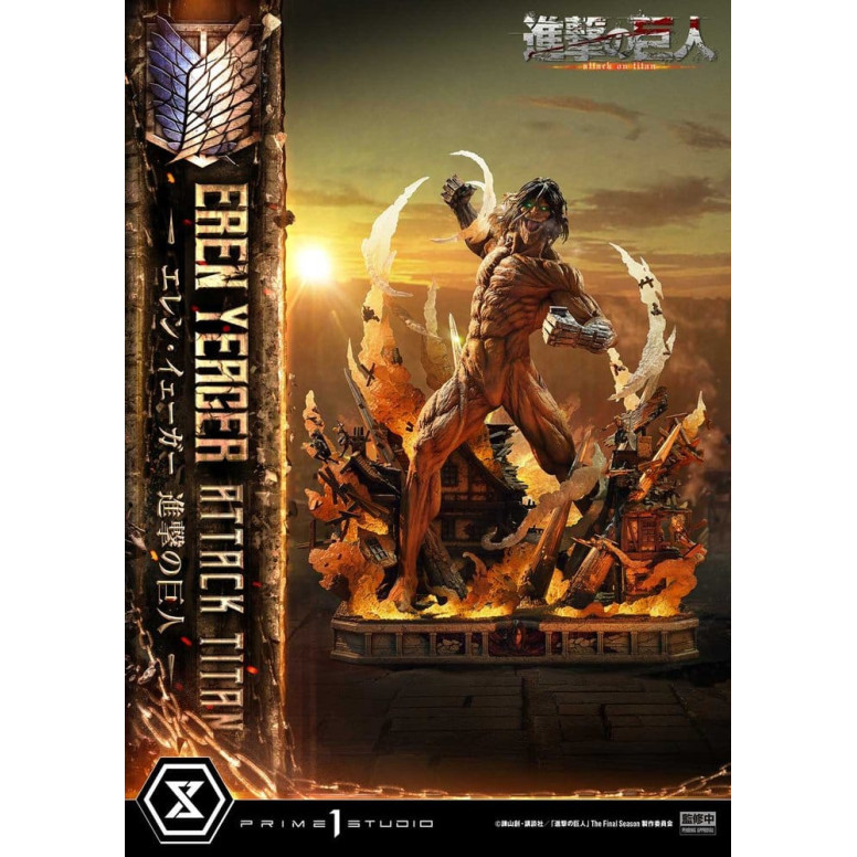 Prime 1 Studio Attack on Titan (Tv Animation) Eren Yeager Attack Titan - Ultimate Diorama Masterline series