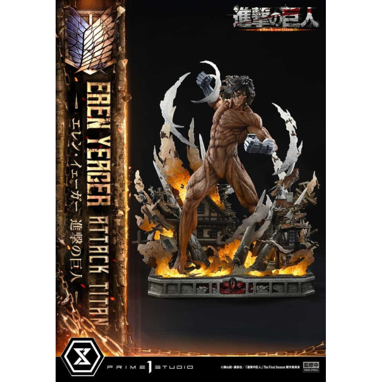 Prime 1 Studio Attack on Titan (Tv Animation) Eren Yeager Attack Titan - Ultimate Diorama Masterline series