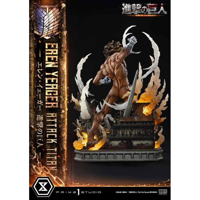 Prime 1 Studio Attack on Titan (Tv Animation) Eren Yeager Attack Titan - Ultimate Diorama Masterline series