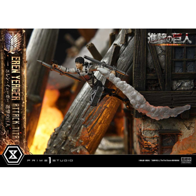 Prime 1 Studio Attack on Titan (Tv Animation) Eren Yeager Attack Titan - Ultimate Diorama Masterline series