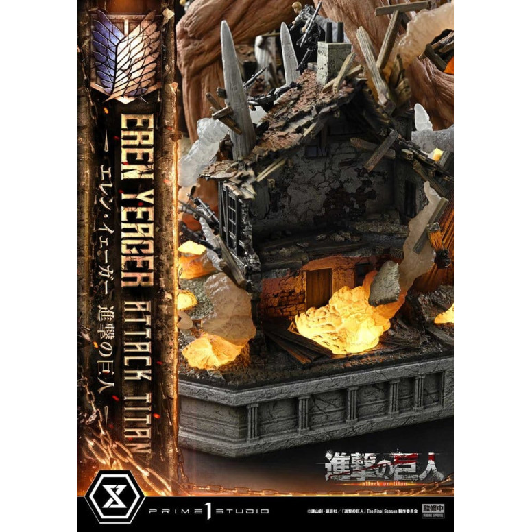 Prime 1 Studio Attack on Titan (Tv Animation) Eren Yeager Attack Titan - Ultimate Diorama Masterline series