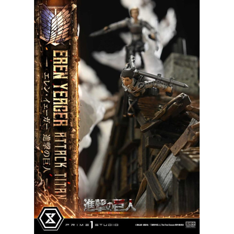Prime 1 Studio Attack on Titan (Tv Animation) Eren Yeager Attack Titan - Ultimate Diorama Masterline series