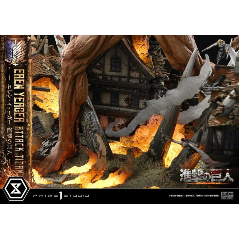 Prime 1 Studio Attack on Titan (Tv Animation) Eren Yeager Attack Titan - Ultimate Diorama Masterline series