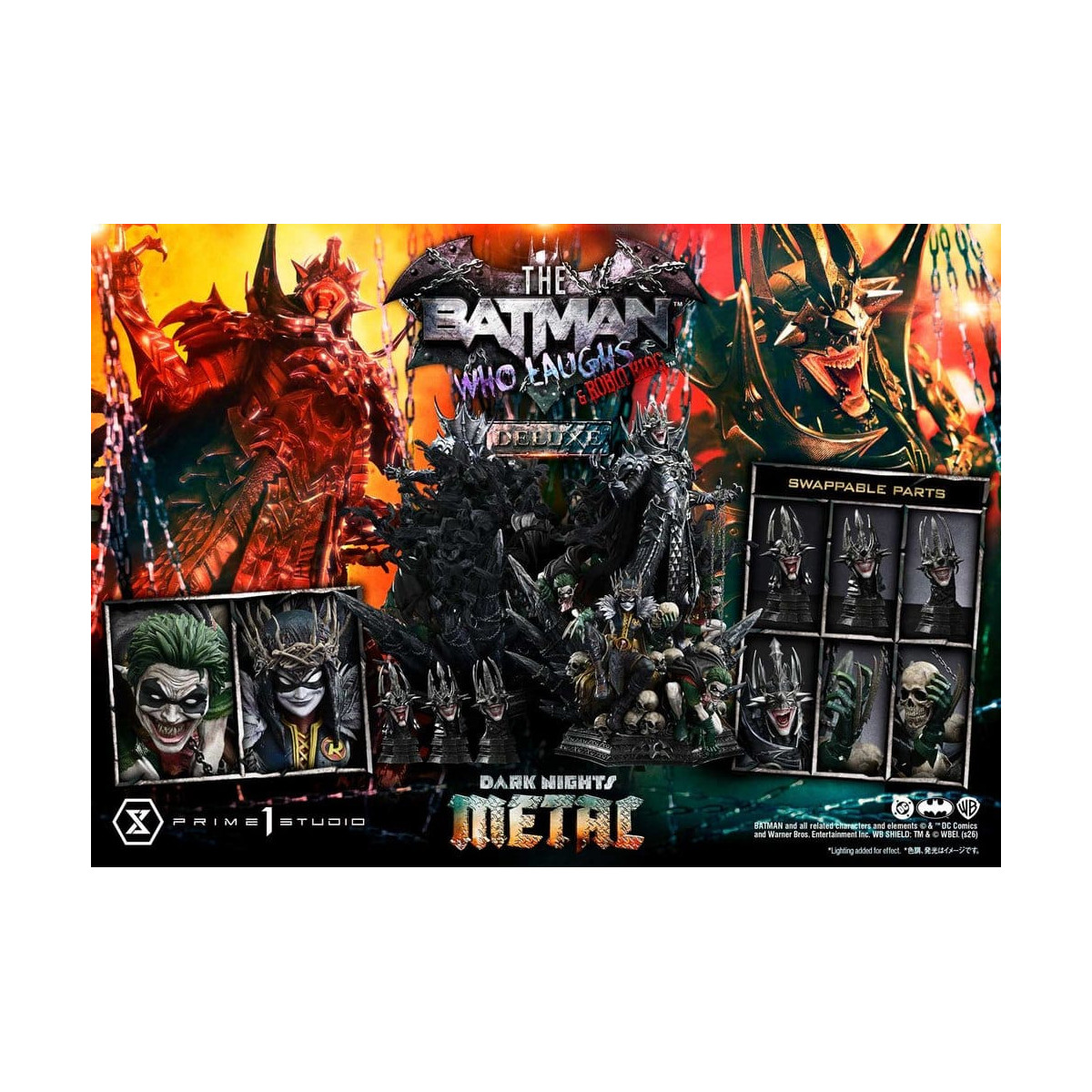 Prime 1 Studio - Museum Masterline 1/3 - The Batman Who Laughs & Robin King Deluxe Version - Dark Nights: Death Metal