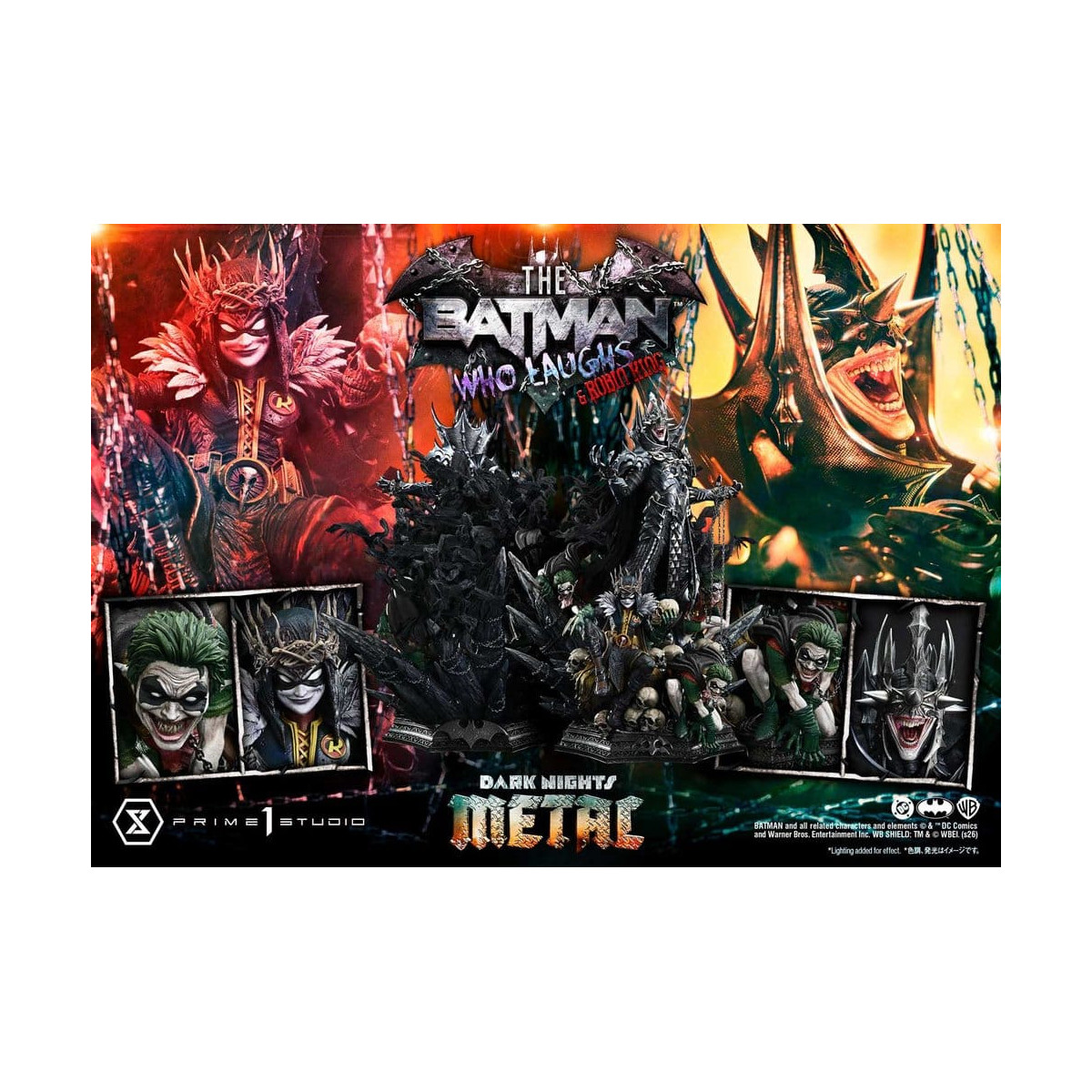 Prime 1 Studio - Museum Masterline 1/3 - The Batman Who Laughs & Robin King - Dark Nights: Death Metal
