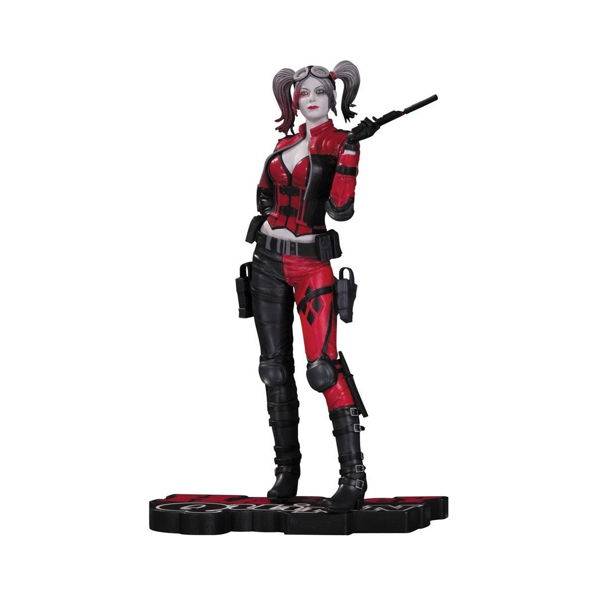 DC Direct Statue Harley Quinn Red, White & Black statuette Arkham Asylum