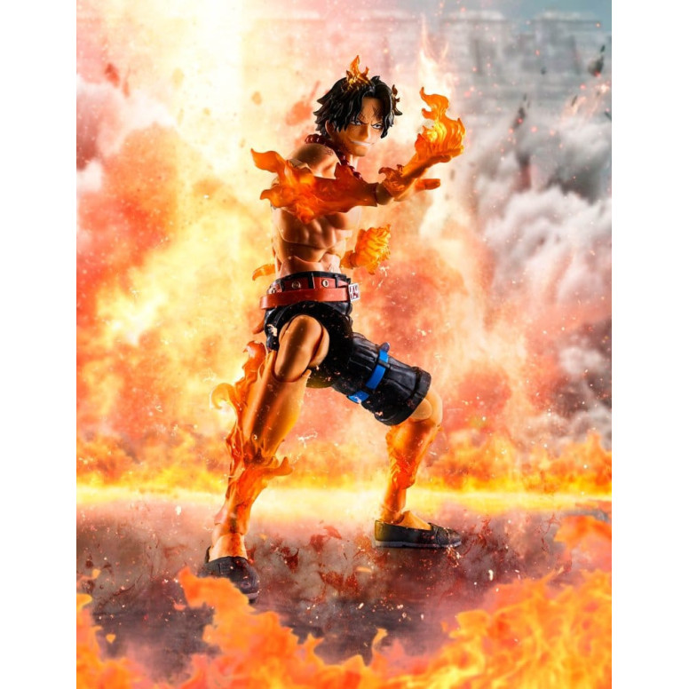 Tamashii Bandai One Piece - Portgas D. Ace - Marineford - S.H. Figuarts SHF
