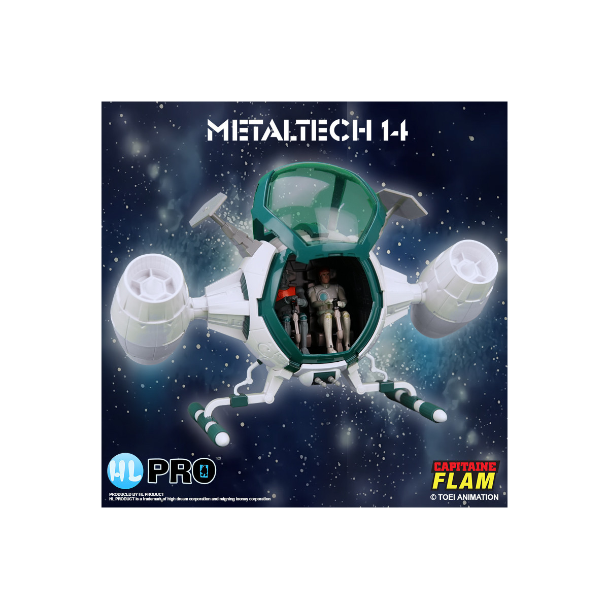 High Dream Metaltech 11 - Captain Future - Captain Future - Cyberlabe Retro Edition - Future Comet Figurine