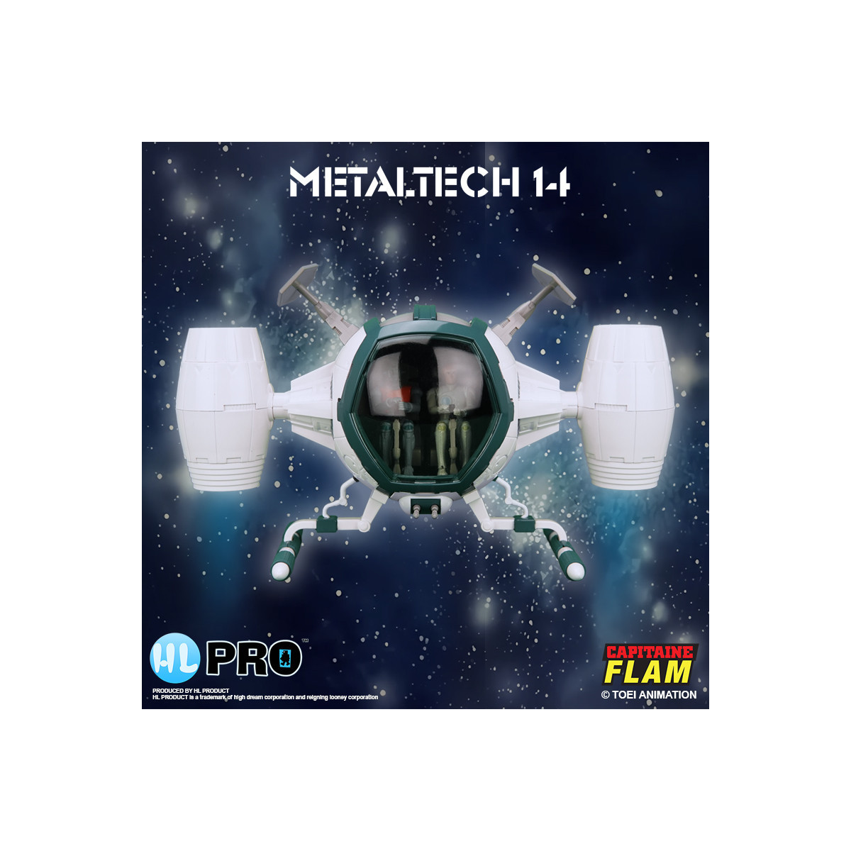 High Dream Metaltech 11 - Captain Future - Captain Future - Cyberlabe Retro Edition - Future Comet Figurine