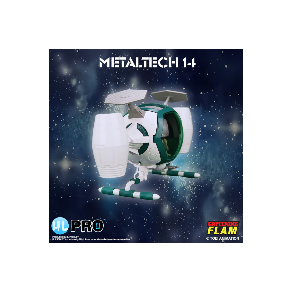High Dream Metaltech 11 - Captain Future - Captain Future - Cyberlabe Retro Edition - Future Comet Figurine