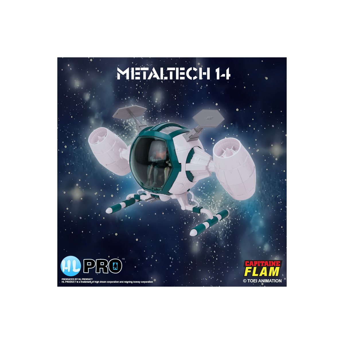 High Dream Metaltech 11 - Captain Future - Captain Future - Cyberlabe Retro Edition - Future Comet Figurine