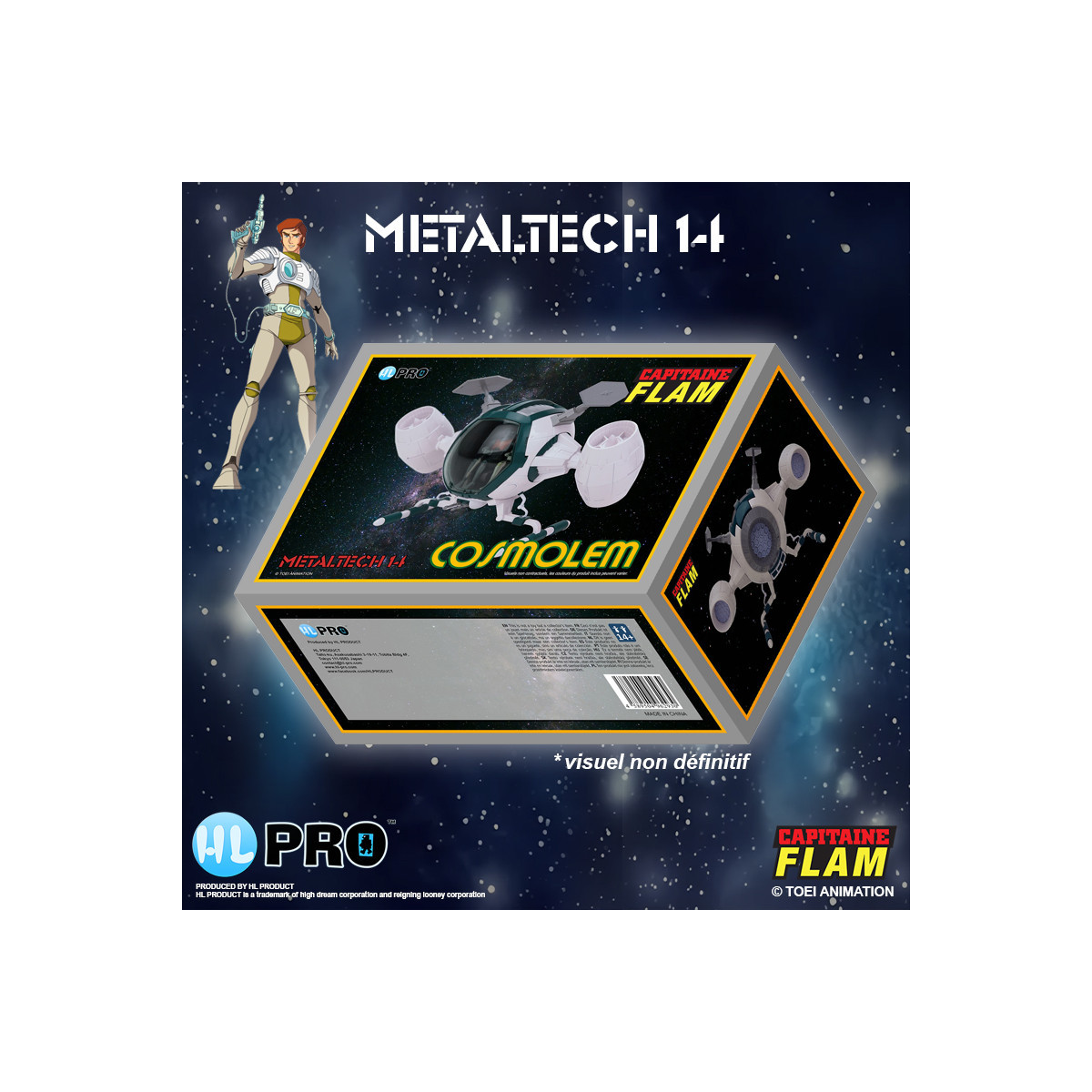 High Dream Metaltech 11 - Captain Future - Captain Future - Cyberlabe Retro Edition - Future Comet Figurine