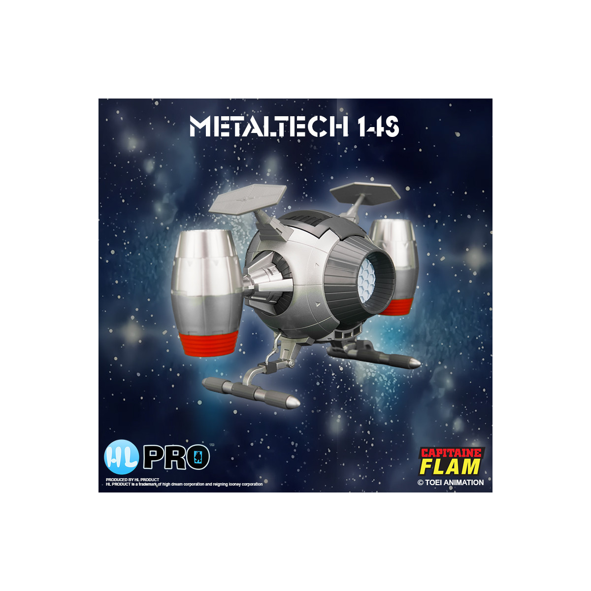 High Dream Metaltech 11 - Captain Future - Captain Future - Cyberlabe Retro Edition - Future Comet Figurine