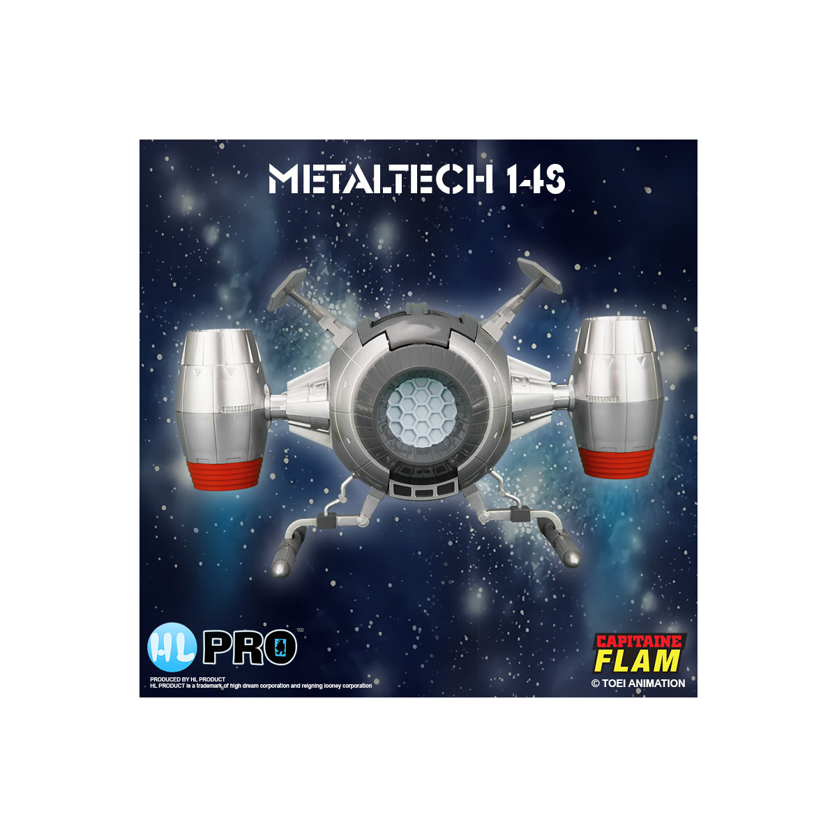 High Dream Metaltech 11 - Captain Future - Captain Future - Cyberlabe Retro Edition - Future Comet Figurine