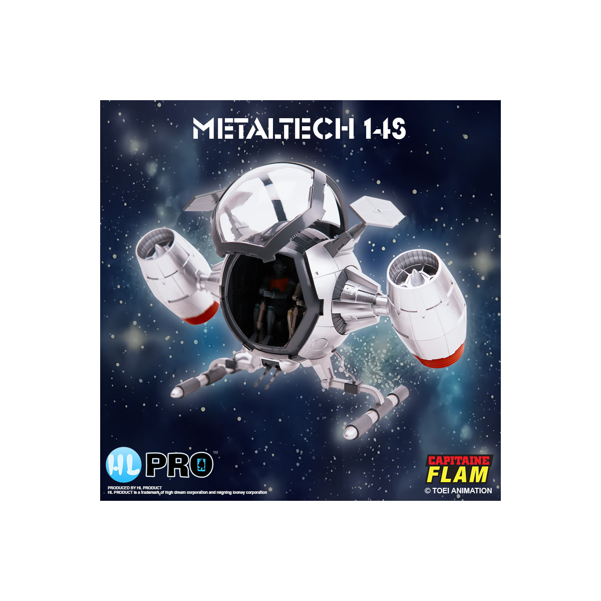 High Dream Metaltech 11 - Captain Future - Captain Future - Cyberlabe Retro Edition - Future Comet Figurine