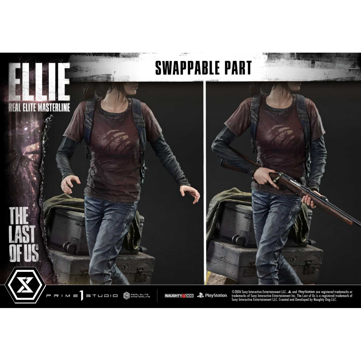 Prime 1 - Joel & Ellie Deluxe Version (The The Last of Us Part I) 1/4 Ultimate Premium Masterline Series Figurine