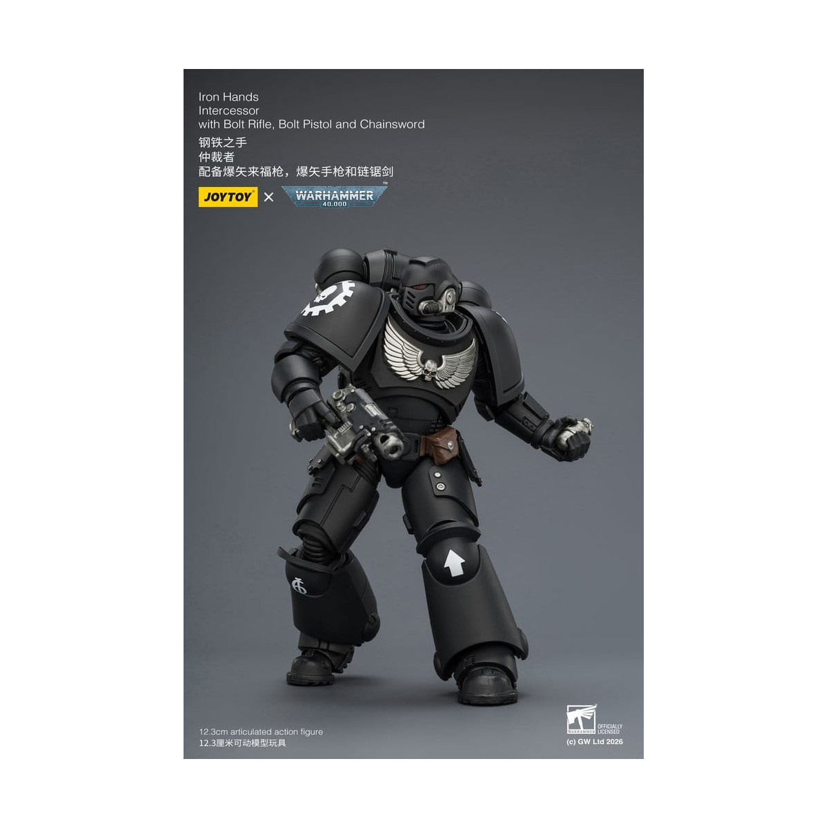 JoyToy Space Marines - Iron Hands - Intercessors 1/18 - Warhammer 40K