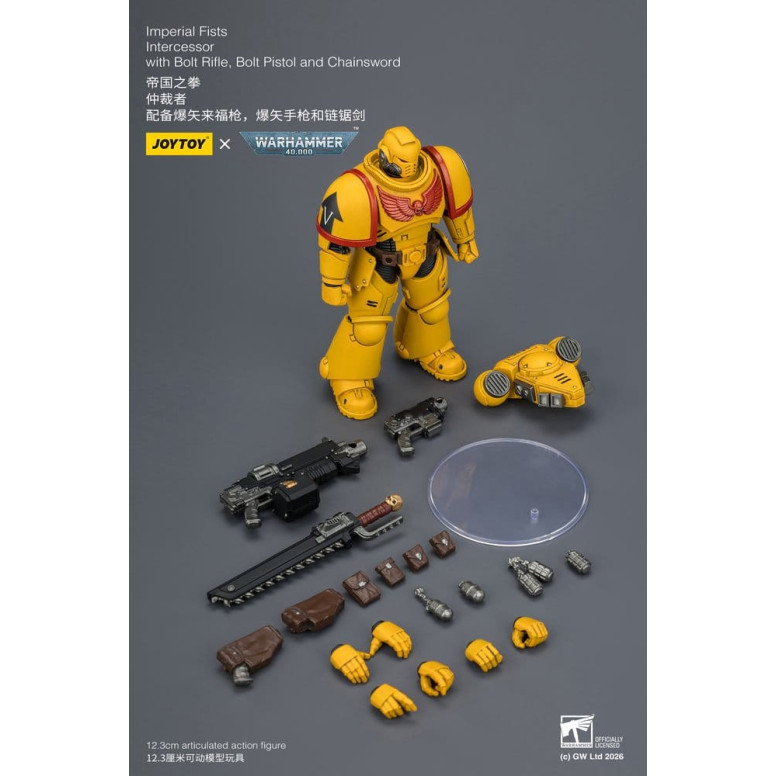 JoyToy Space Marines - Imperial Fists - Intercessors 1/18 - Warhammer 40K