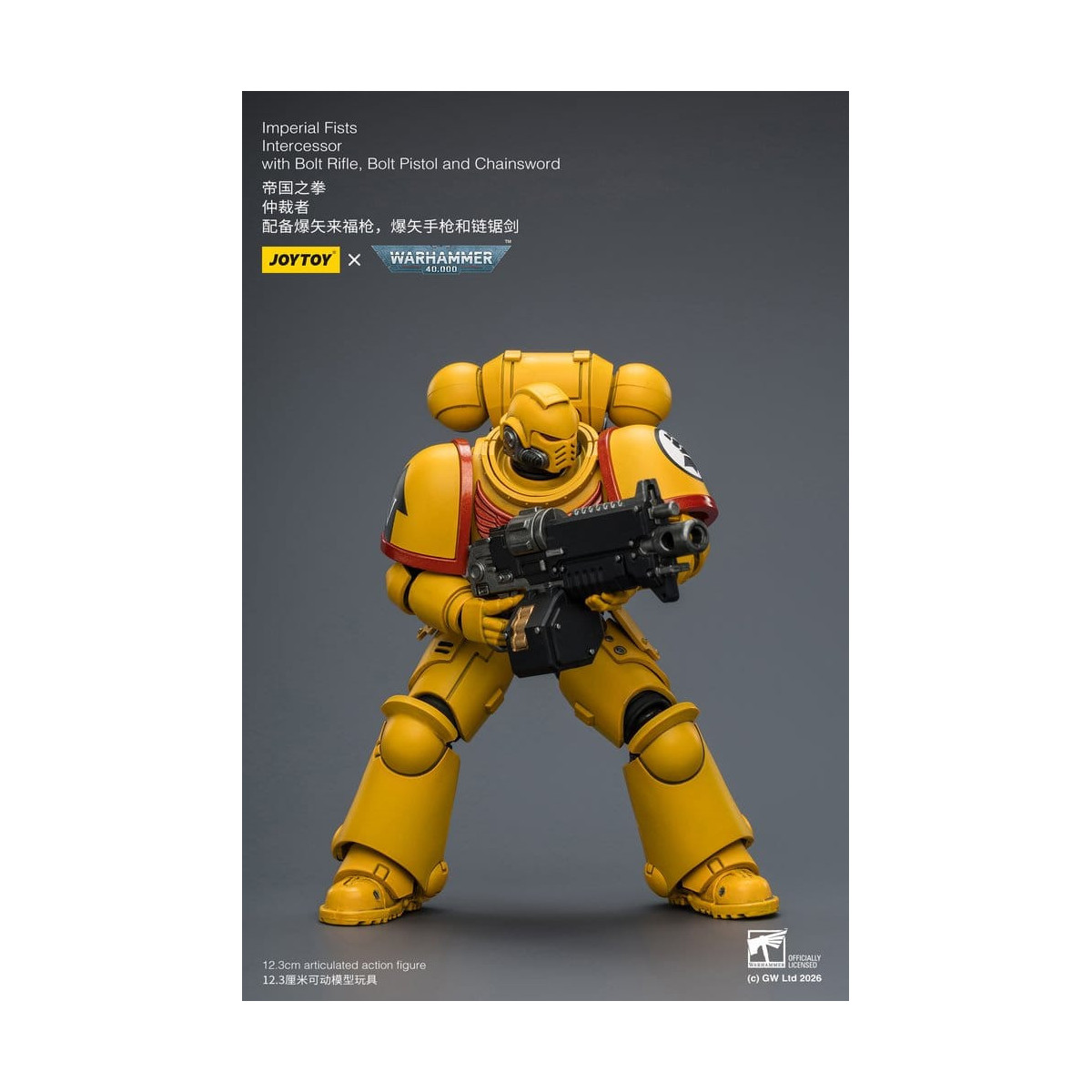 JoyToy Space Marines - Imperial Fists - Intercessors 1/18 - Warhammer 40K