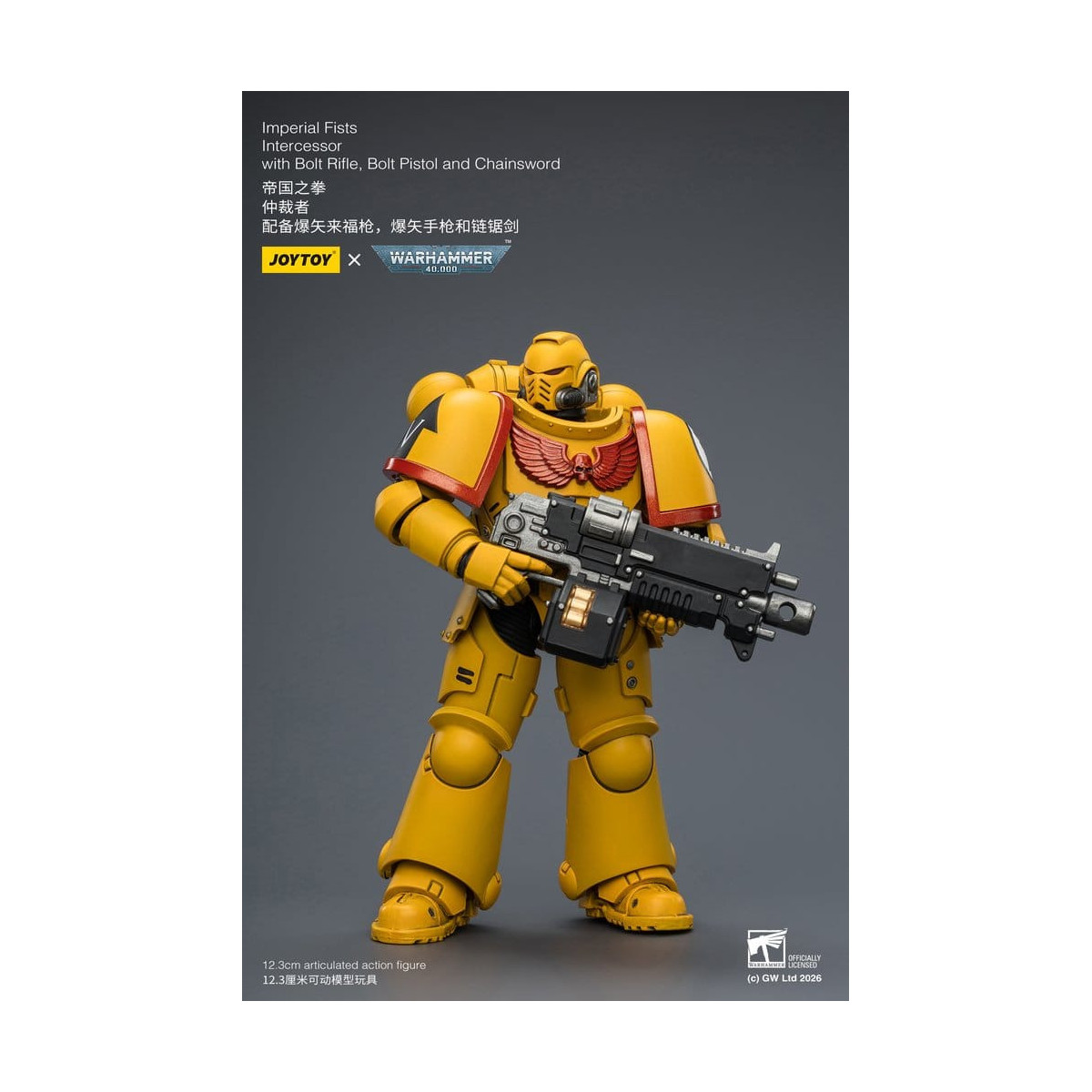 JoyToy Space Marines - Imperial Fists - Intercessors 1/18 - Warhammer 40K