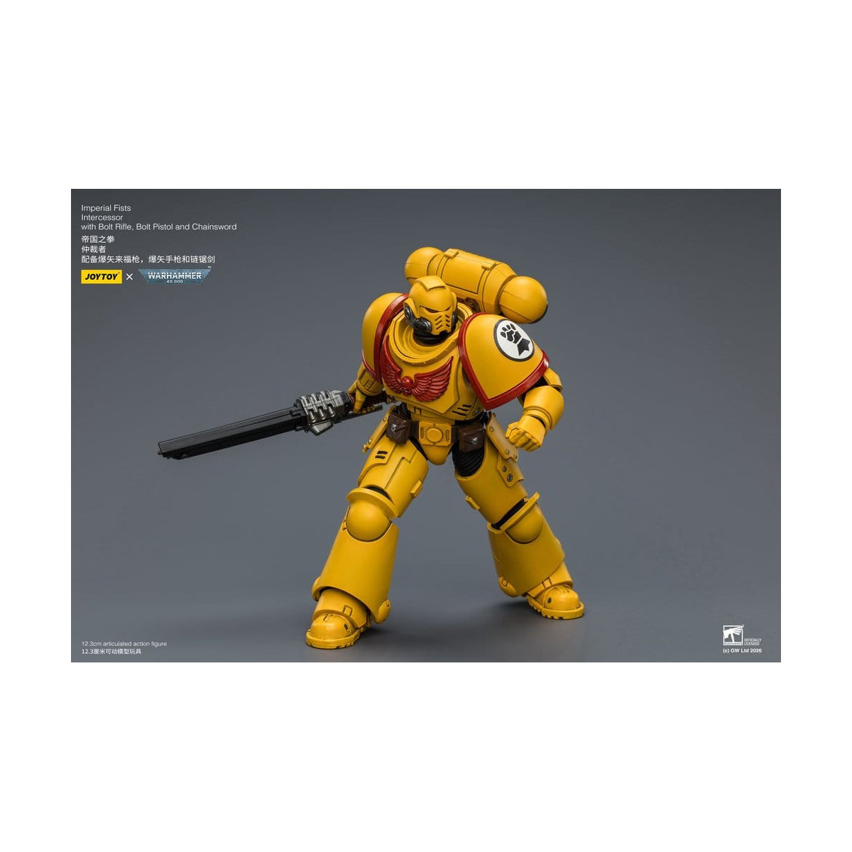 JoyToy Space Marines - Imperial Fists - Intercessors 1/18 - Warhammer 40K