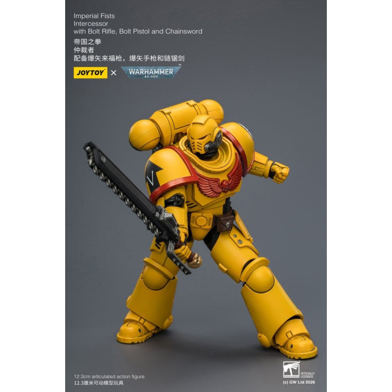 JoyToy Space Marines - Imperial Fists - Intercessors 1/18 - Warhammer 40K