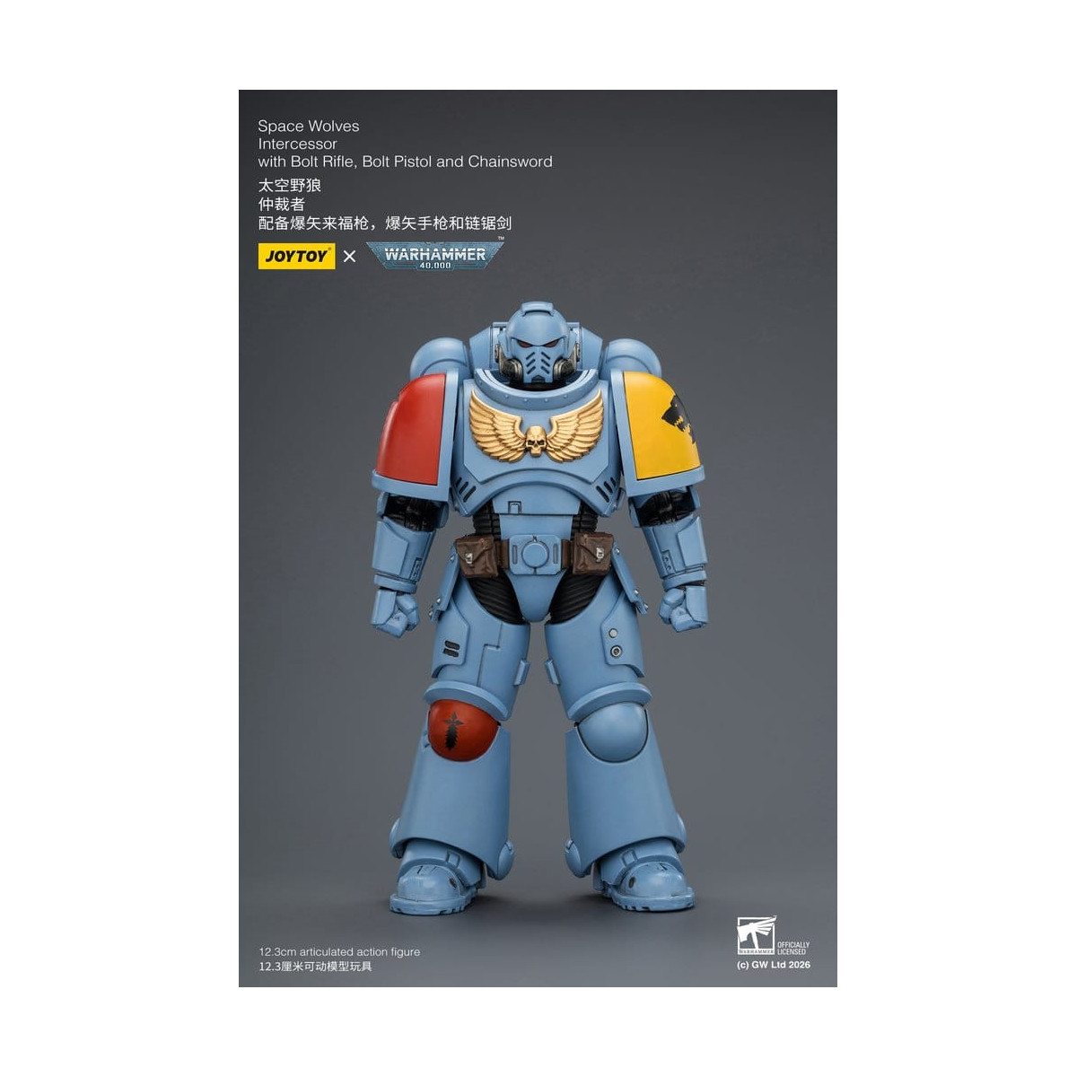 JoyToy Space Marines - Space Wolves - Intercessors 1/18 - Warhammer 40K