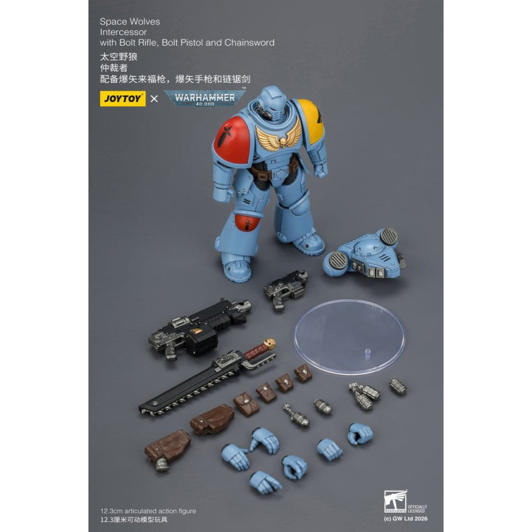 JoyToy Space Marines - Space Wolves - Intercessors 1/18 - Warhammer 40K