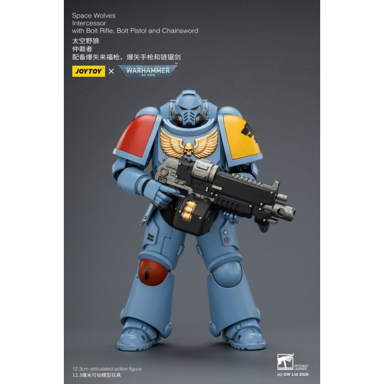 JoyToy Space Marines - Space Wolves - Intercessors 1/18 - Warhammer 40K