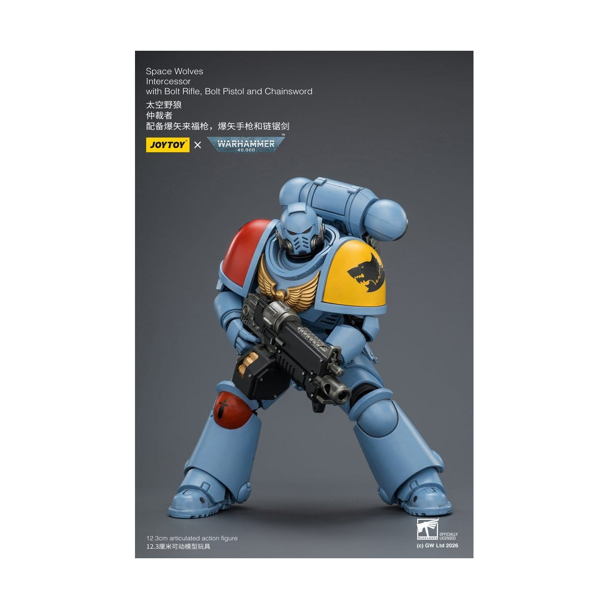 JoyToy Space Marines - Space Wolves - Intercessors 1/18 - Warhammer 40K