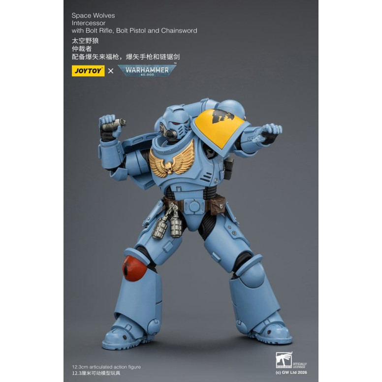 JoyToy Space Marines - Space Wolves - Intercessors 1/18 - Warhammer 40K