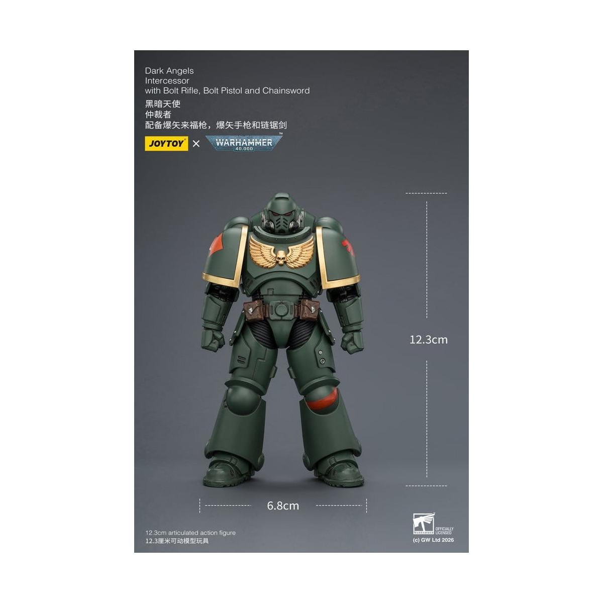 JoyToy Space Marines - Dark Angels - Intercessors 1/18 - Warhammer 40K