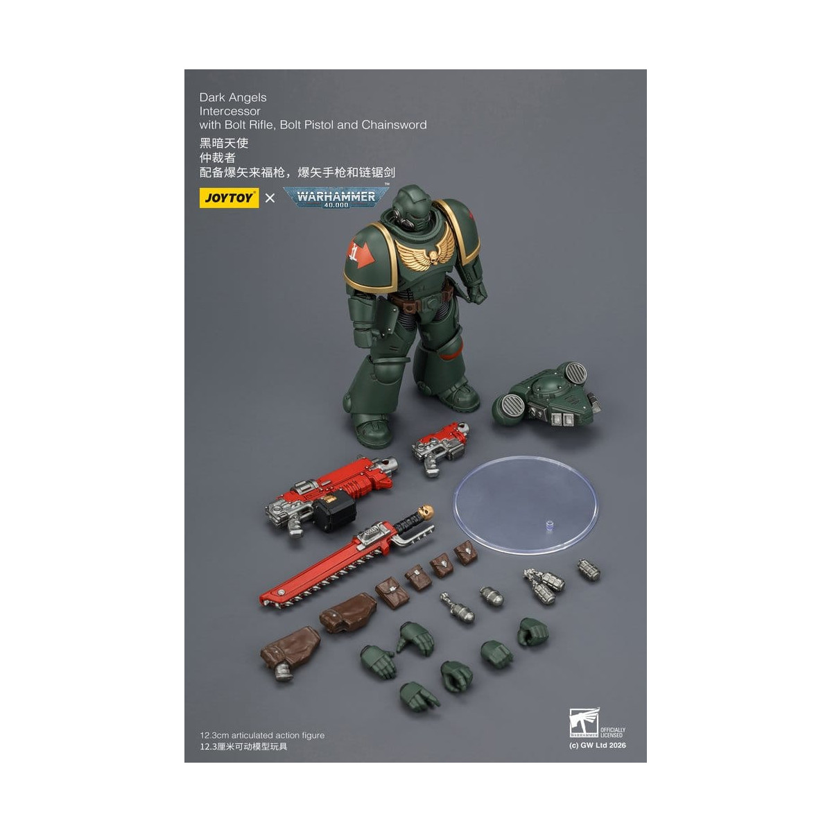JoyToy Space Marines - Dark Angels - Intercessors 1/18 - Warhammer 40K