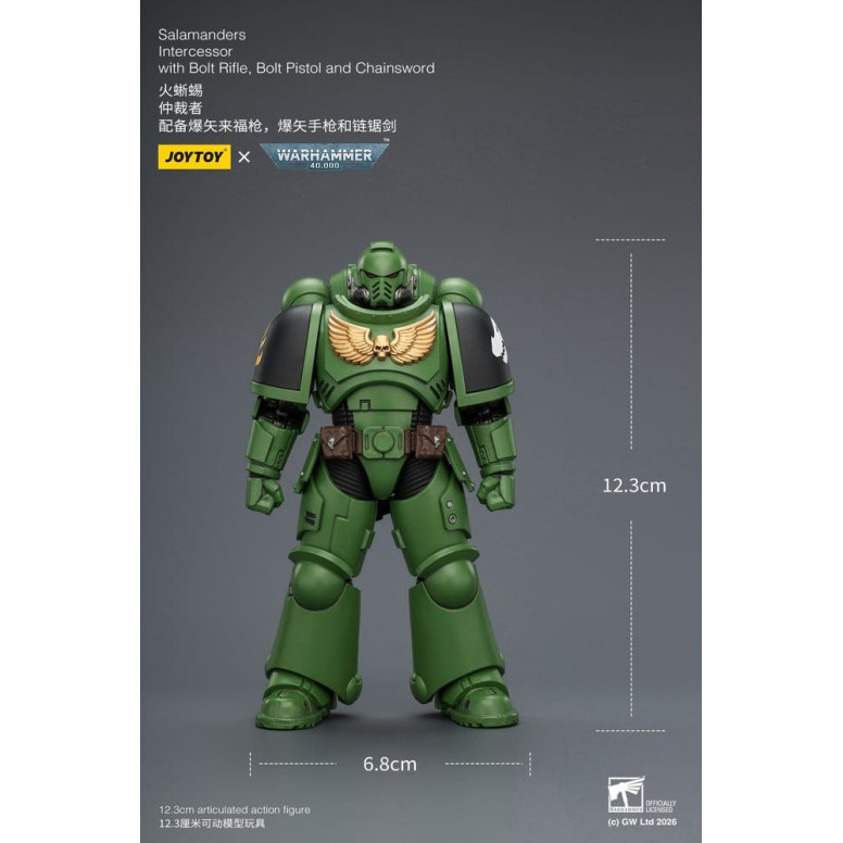 JoyToy Space Marines - Salamanders - Intercessors 1/18 - Warhammer 40K