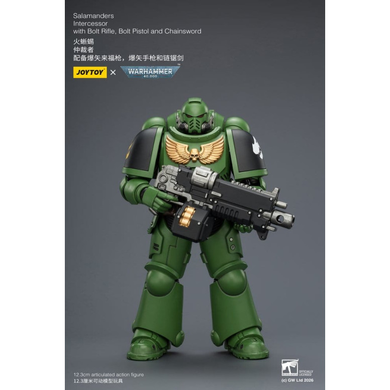 JoyToy Space Marines - Salamanders - Intercessors 1/18 - Warhammer 40K