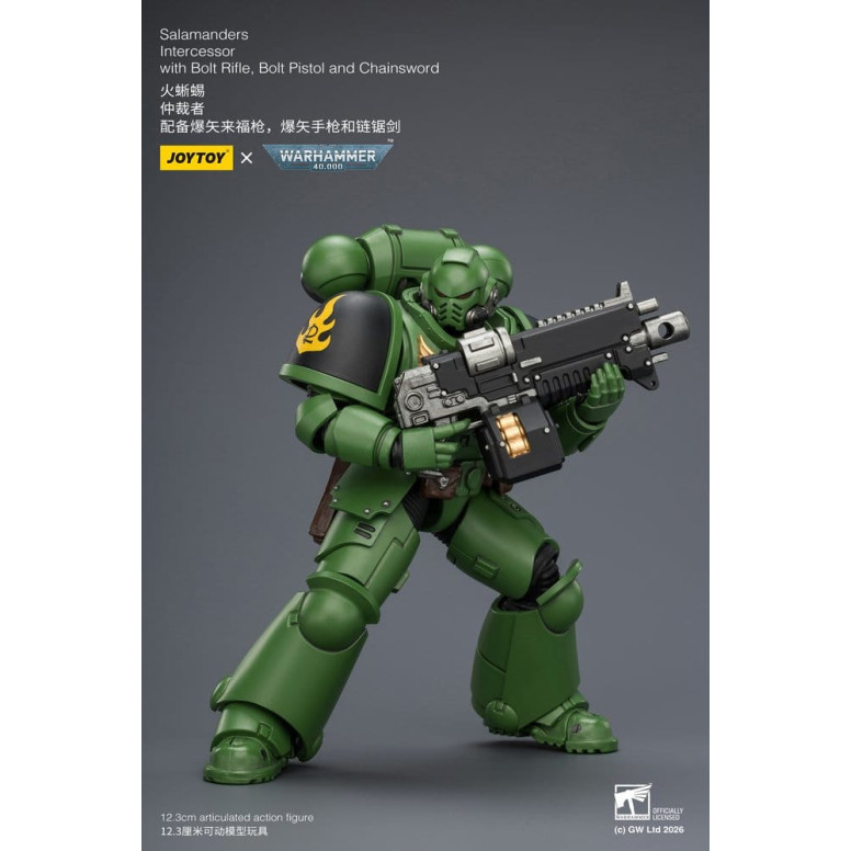 JoyToy Space Marines - Salamanders - Intercessors 1/18 - Warhammer 40K