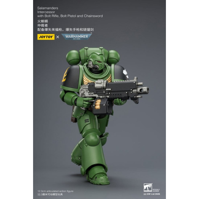 JoyToy Space Marines - Salamanders - Intercessors 1/18 - Warhammer 40K