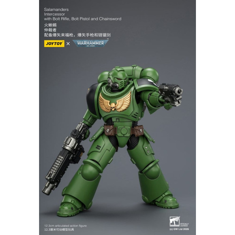 JoyToy Space Marines - Salamanders - Intercessors 1/18 - Warhammer 40K
