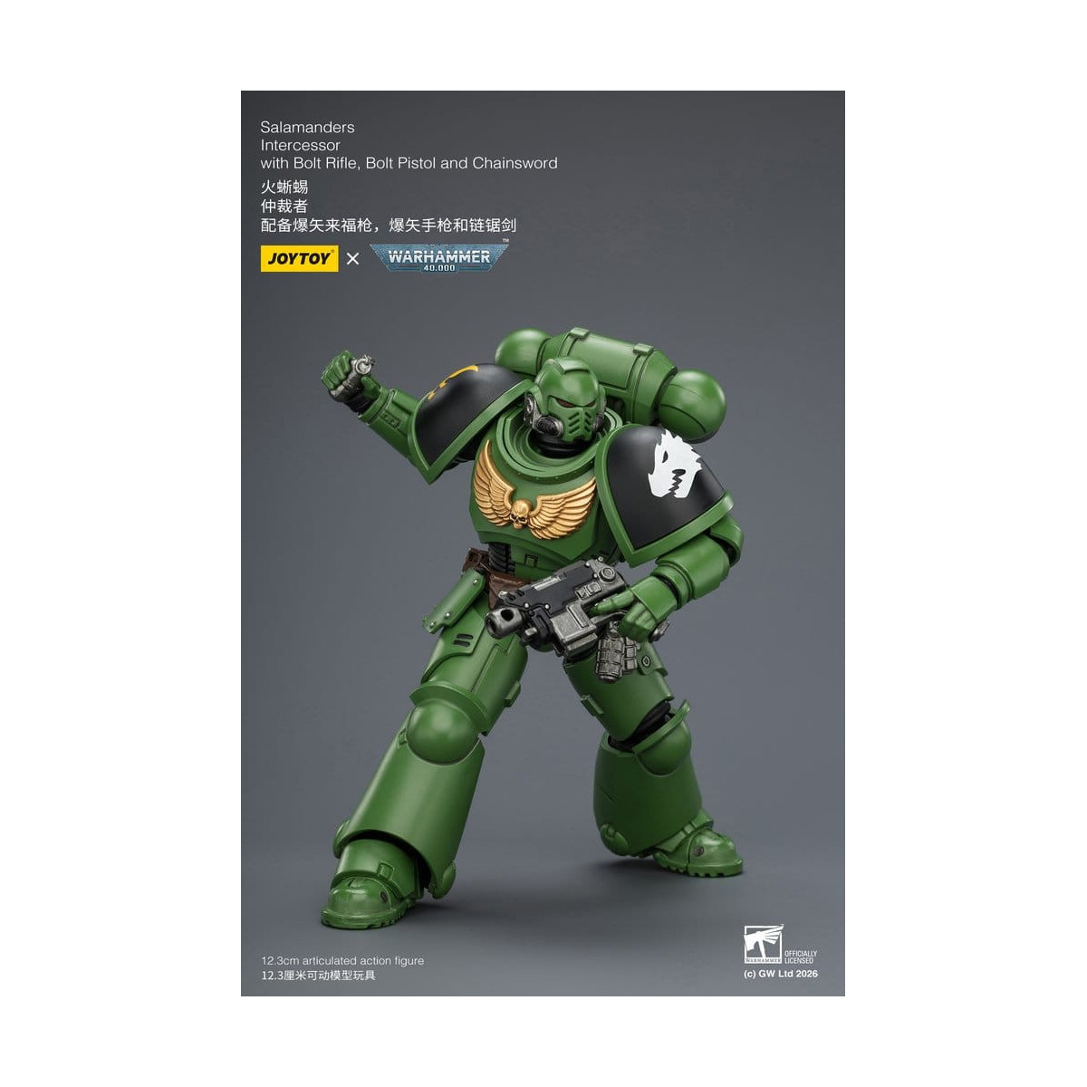 JoyToy Space Marines - Salamanders - Intercessors 1/18 - Warhammer 40K