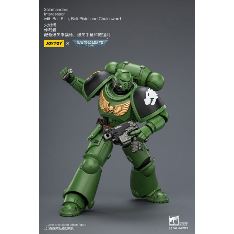 JoyToy Space Marines - Salamanders - Intercessors 1/18 - Warhammer 40K