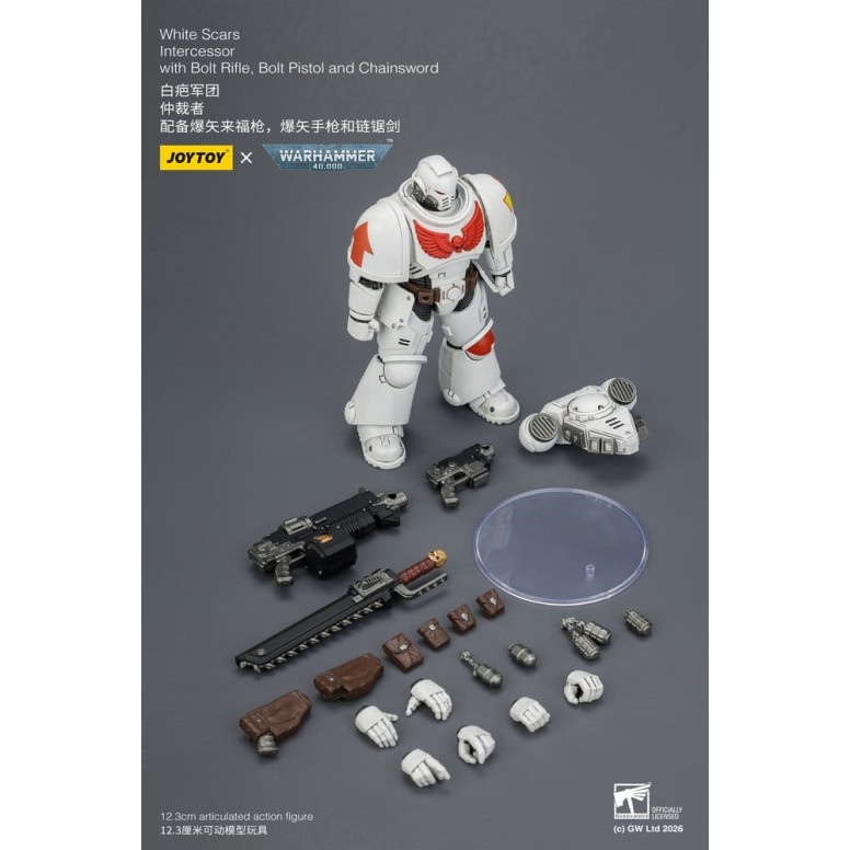 JoyToy Space Marines - White Scars - Intercessors 1/18 - Warhammer 40K
