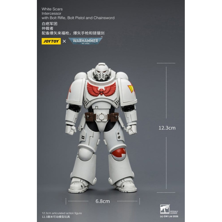 JoyToy Space Marines - White Scars - Intercessors 1/18 - Warhammer 40K