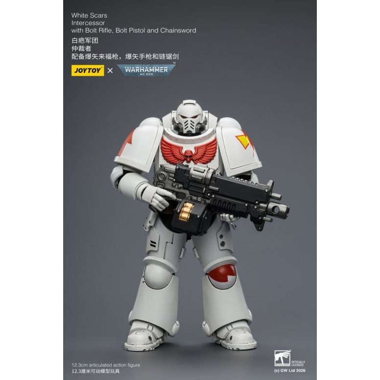 JoyToy Space Marines - White Scars - Intercessors 1/18 - Warhammer 40K