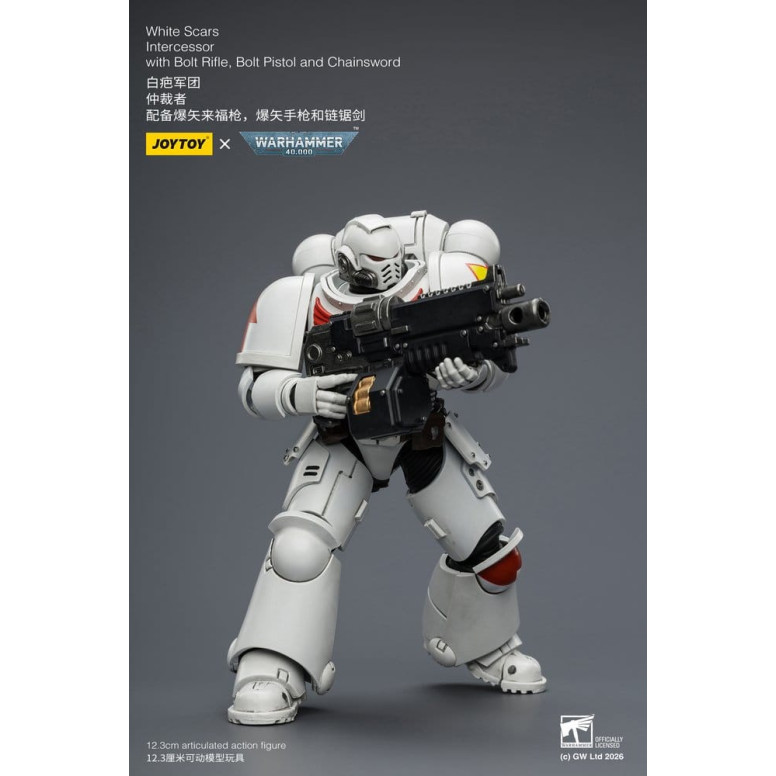 JoyToy Space Marines - White Scars - Intercessors 1/18 - Warhammer 40K