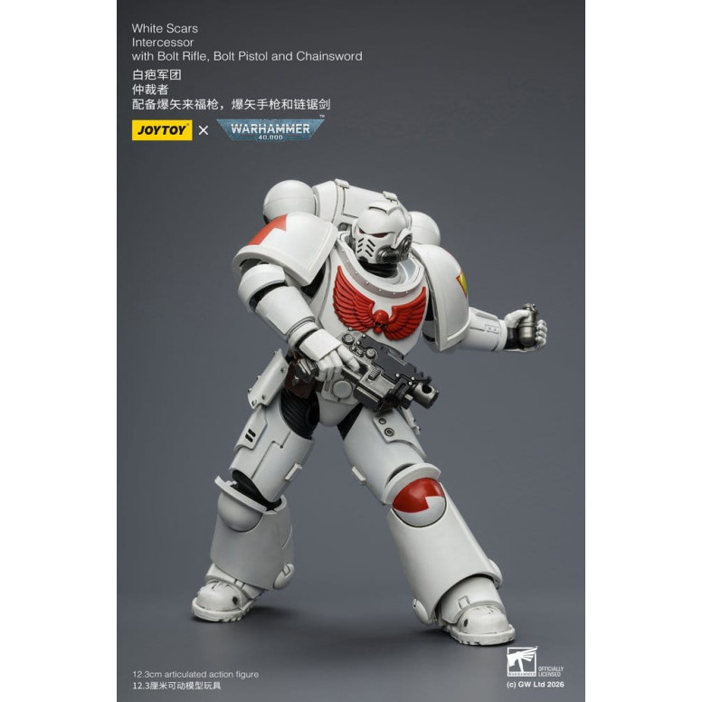 JoyToy Space Marines - White Scars - Intercessors 1/18 - Warhammer 40K