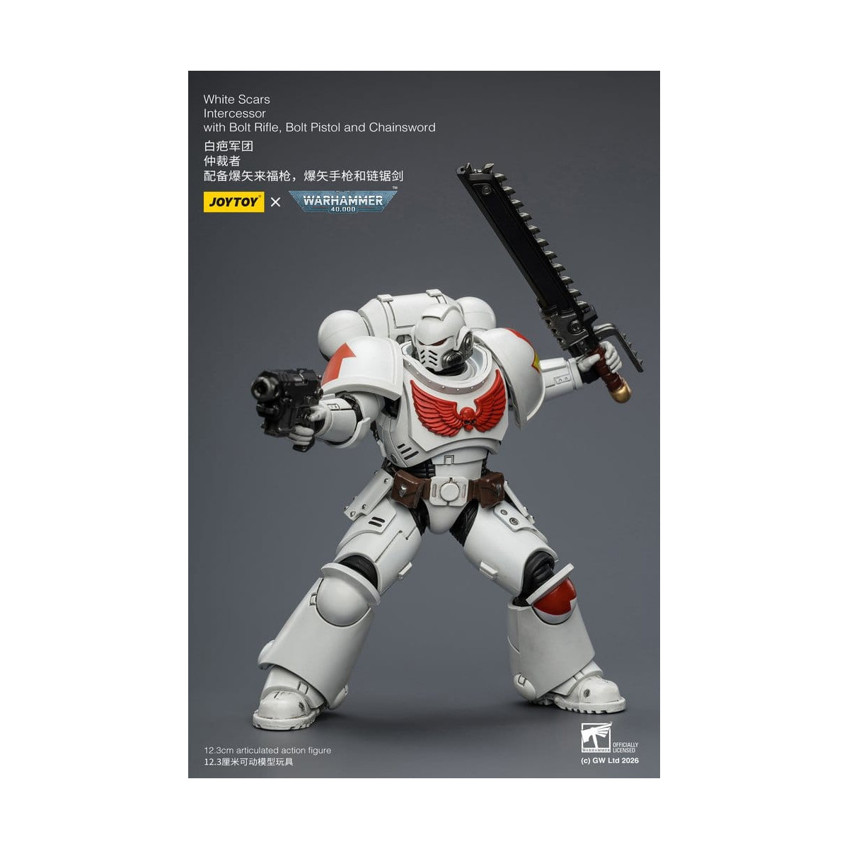 JoyToy Space Marines - White Scars - Intercessors 1/18 - Warhammer 40K